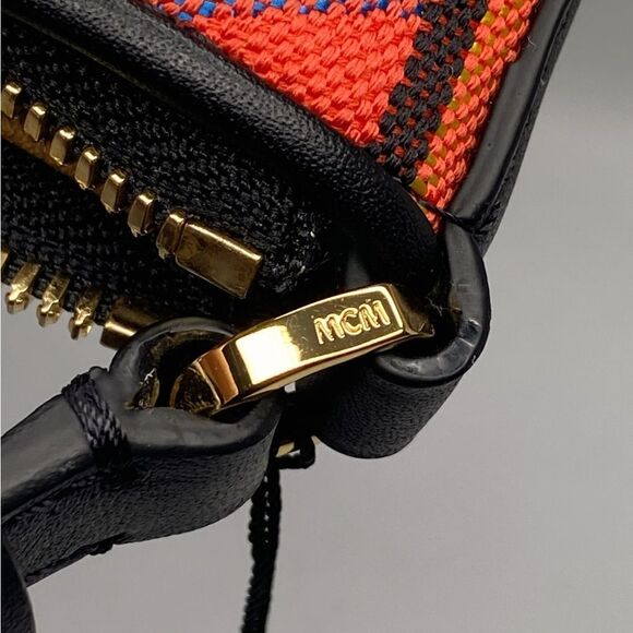 MCM Cubic Monogram Jacquard & Leather Crossbody - Picture 10 of 15